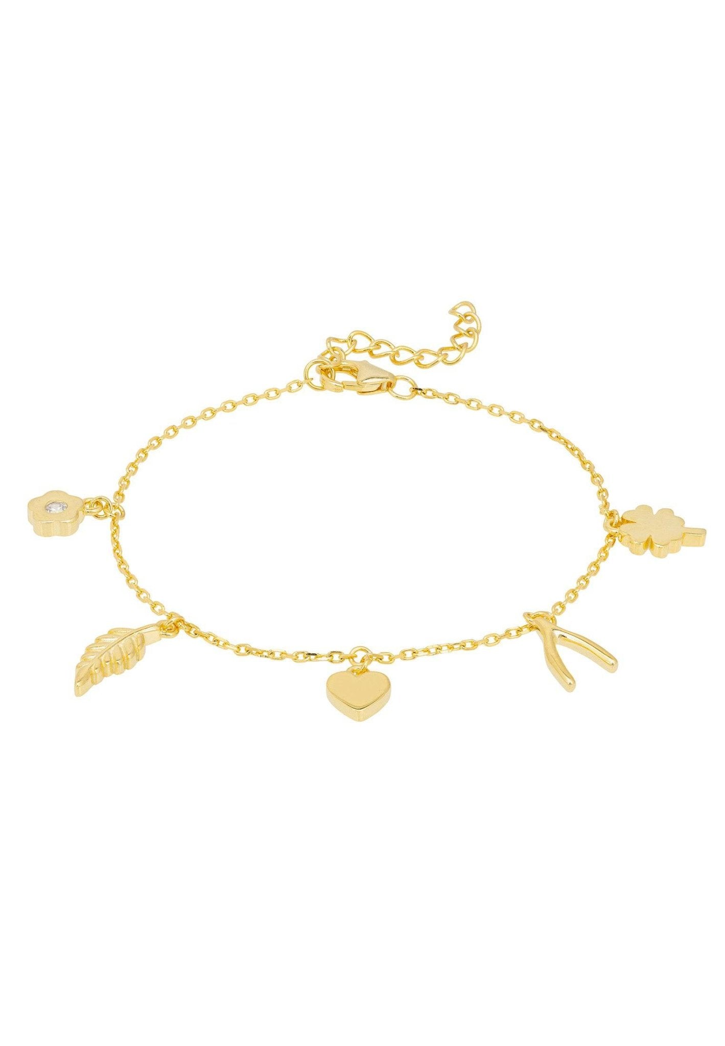 Lucky Charms Bracelet Gold - LATELITA Bracelets