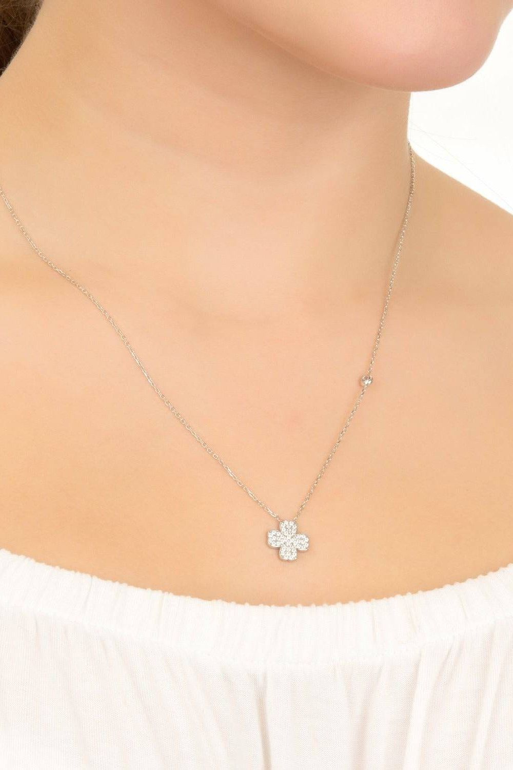Lucky Four Leaf Clover Necklace - LATELITA Necklaces