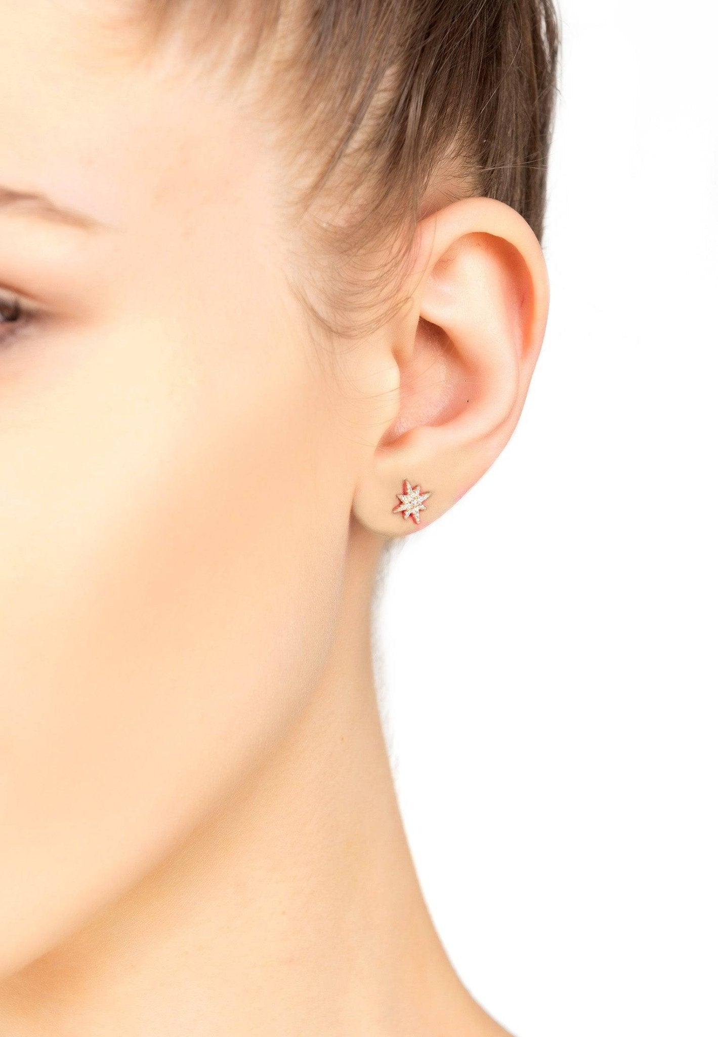 Mix & Match Mini Stud Earrings Rosegold - LATELITA Earrings