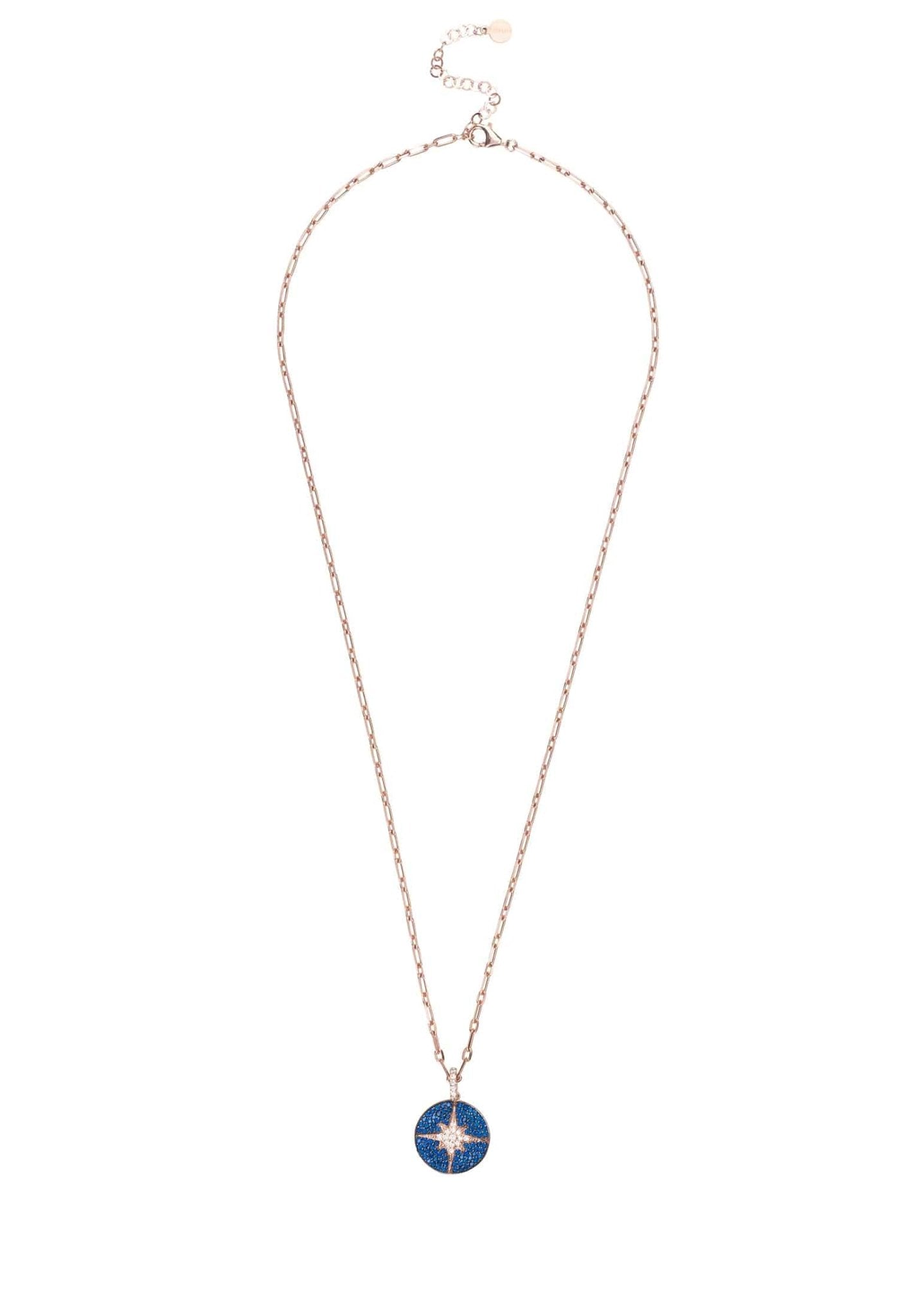 Nebula Necklace Blue Rosegold - LATELITA Necklaces
