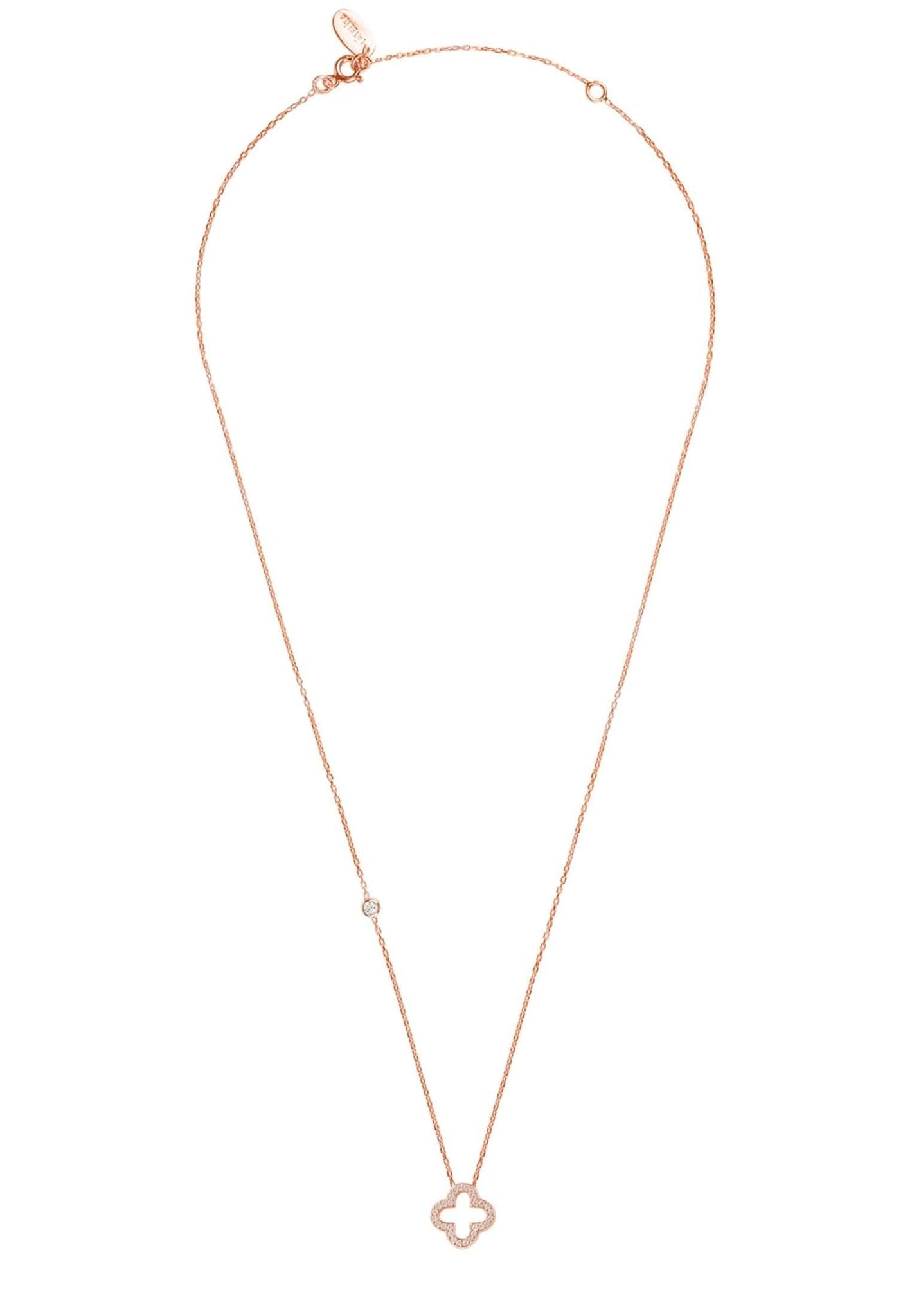 Open Clover Pendant Necklace - LATELITA Necklaces