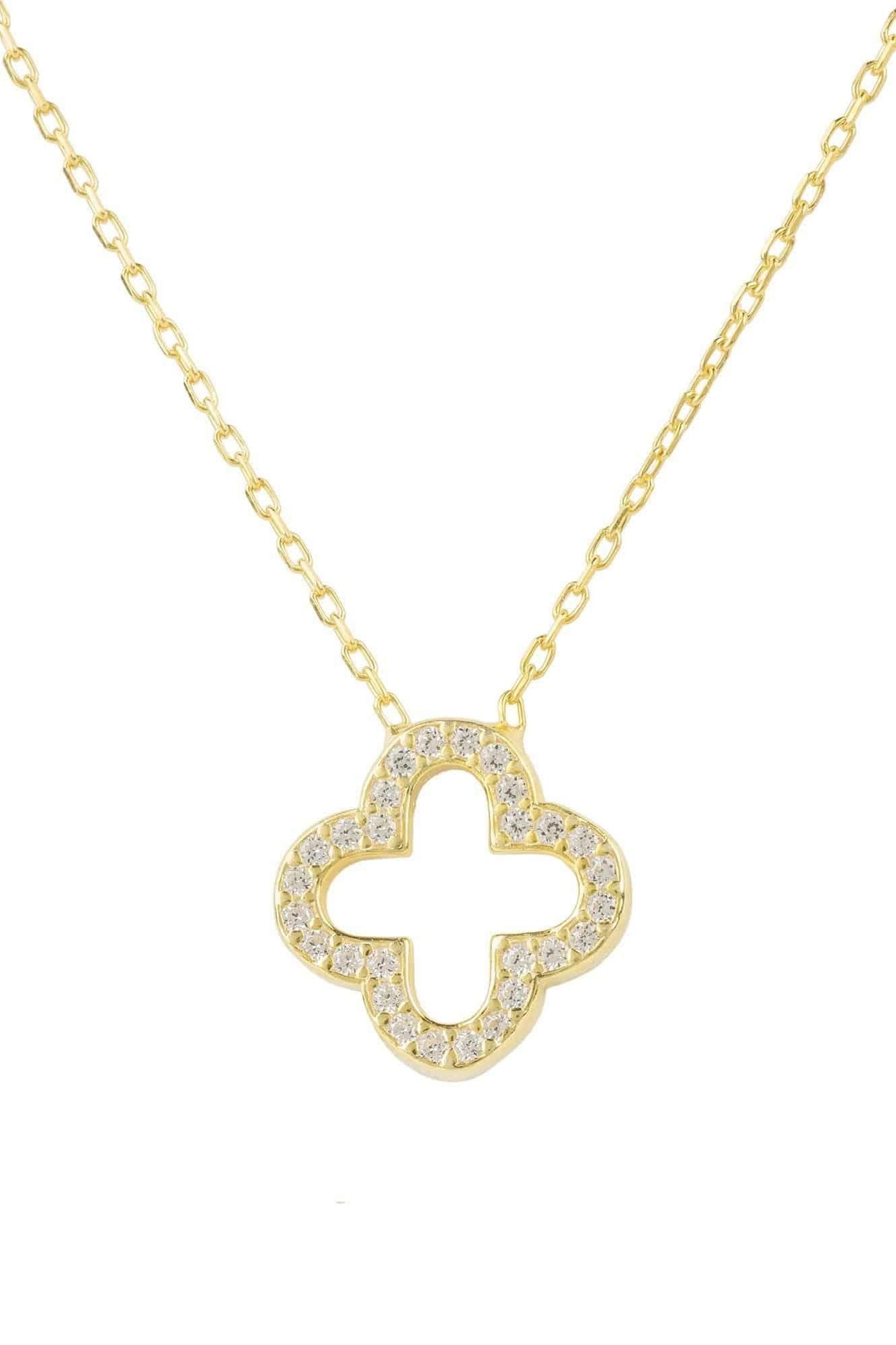 Open Clover Pendant Necklace - LATELITA Necklaces
