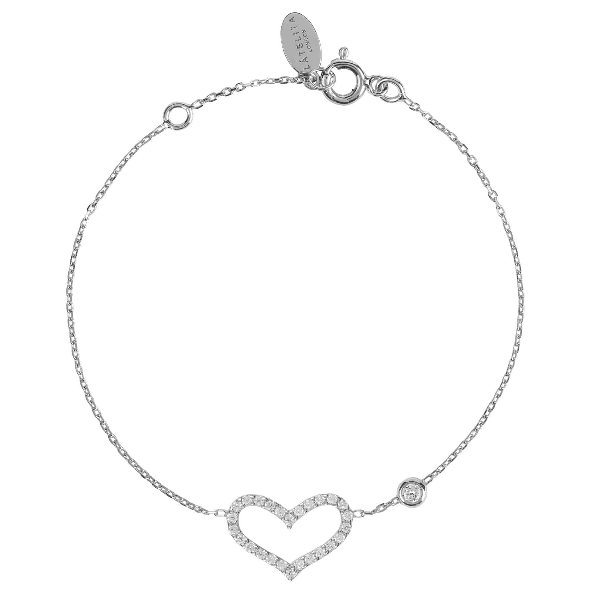 Open Love Heart Bracelet - LATELITA Bracelets