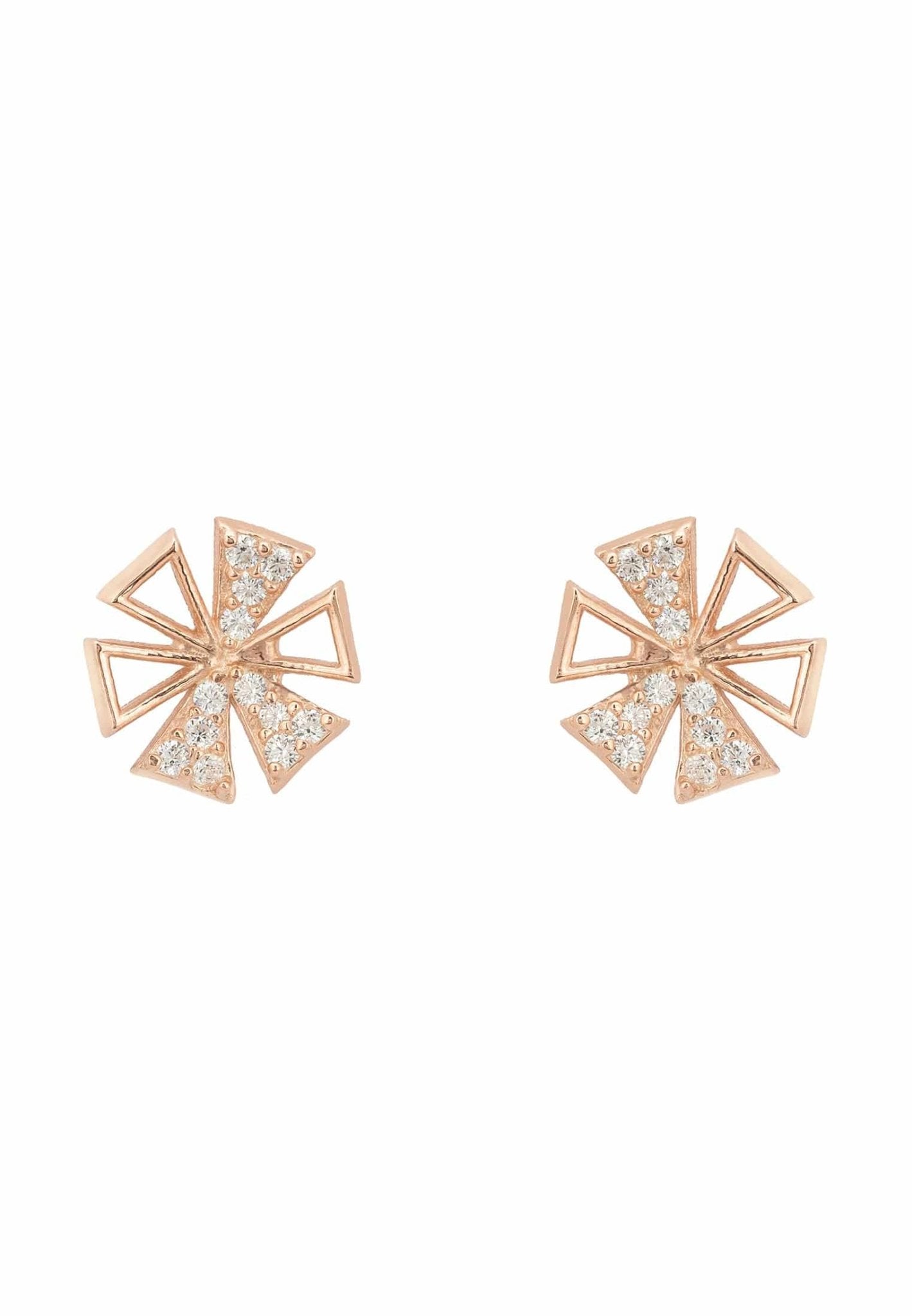 Paris Earrings Rosegold - LATELITA Earrings