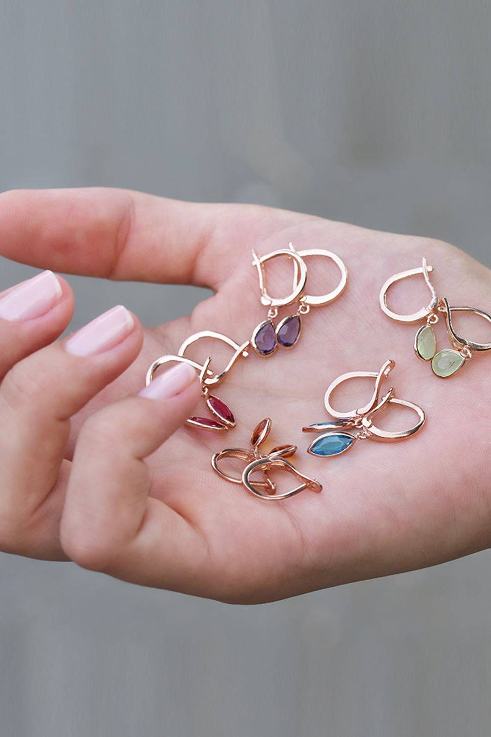 Pisa Mini Teardrop Earrings Gold Citrine - LATELITA Earrings