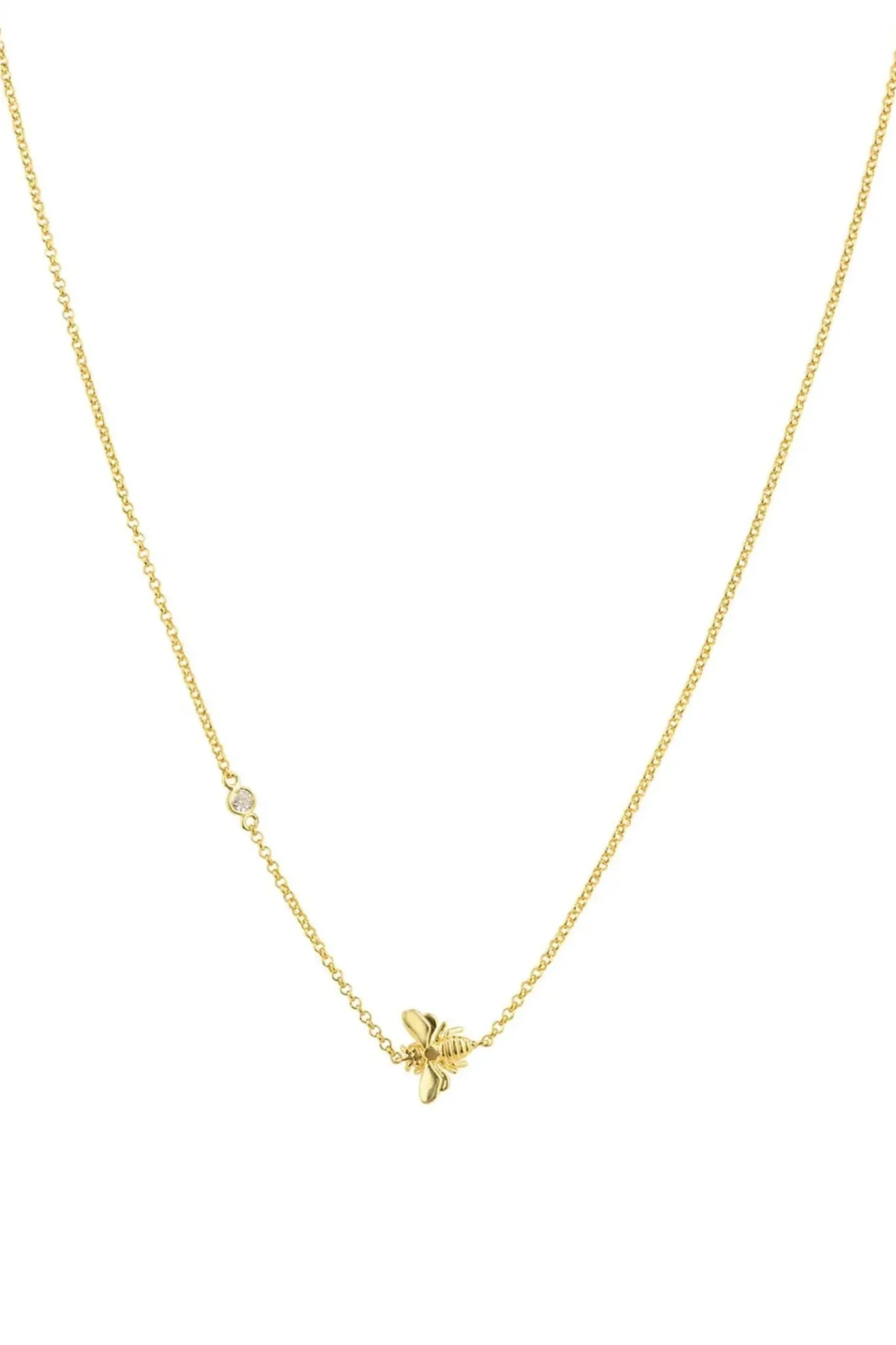 Queen Bee Necklace Gold - LATELITA Necklaces