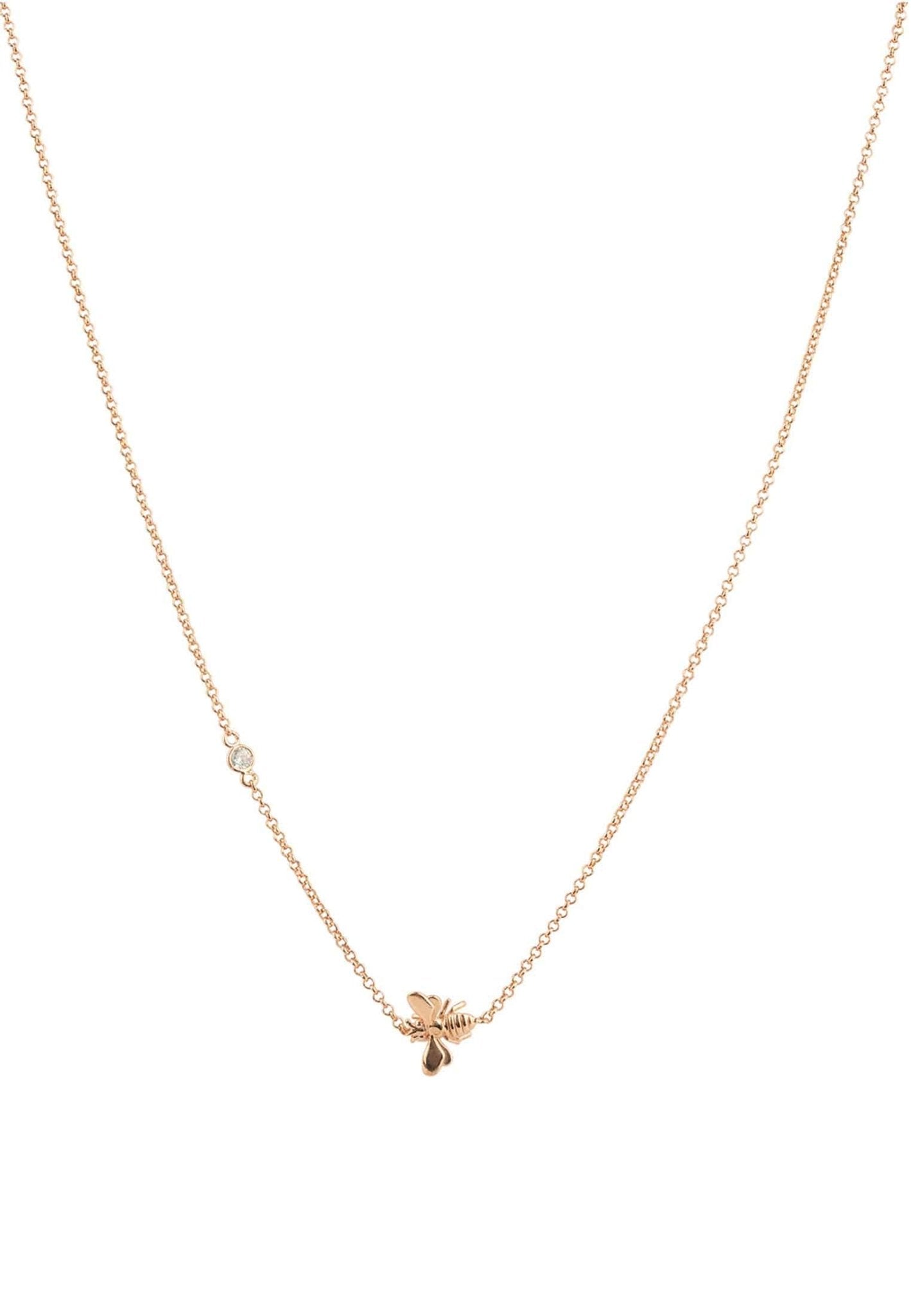 Queen Bee Necklace Rosegold - LATELITA Necklaces