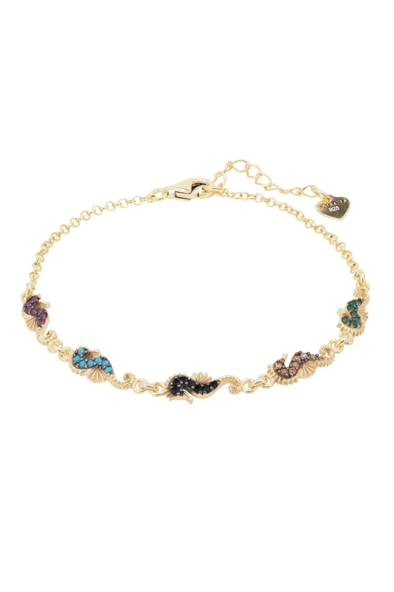 Seahorses Bracelet Gold - LATELITA Bracelets