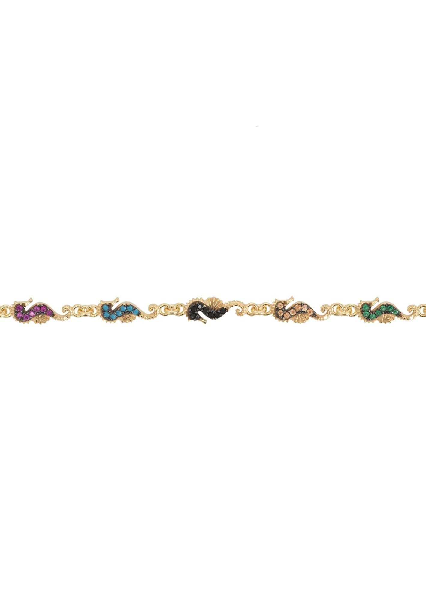 Seahorses Bracelet Gold - LATELITA Bracelets