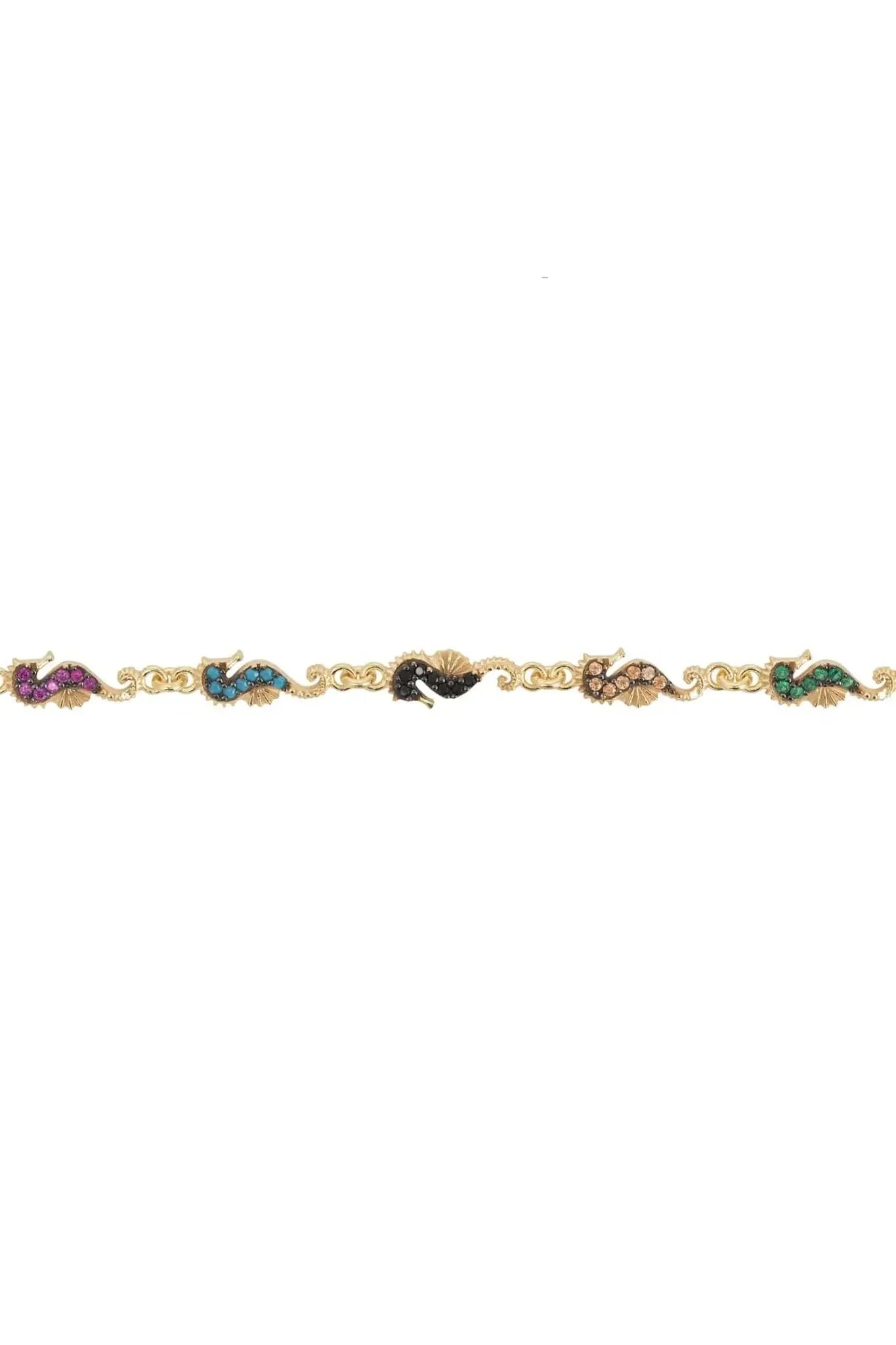 Seahorses Bracelet Gold - LATELITA Bracelets