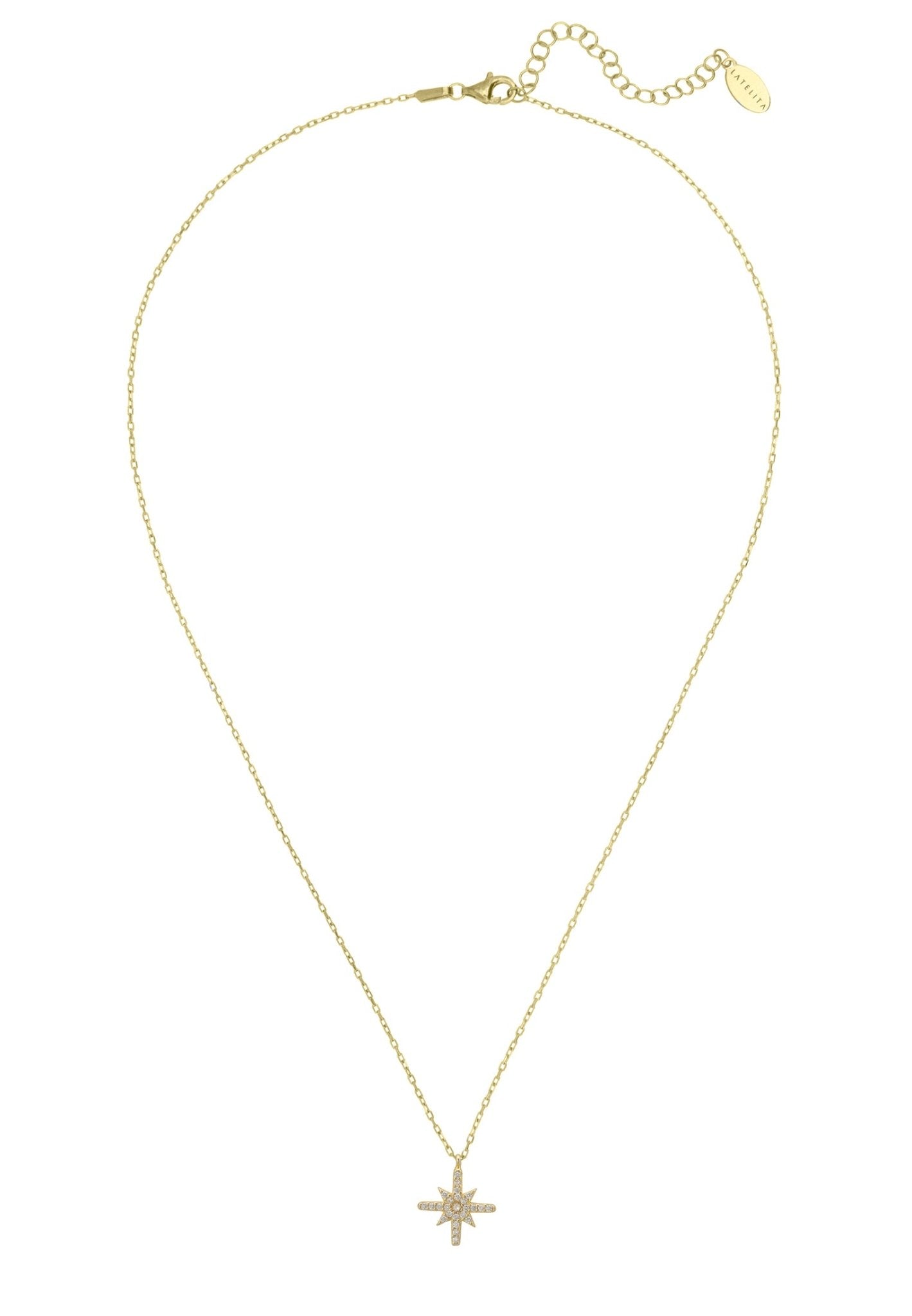 Sirius Star Necklace Gold - LATELITA Necklaces