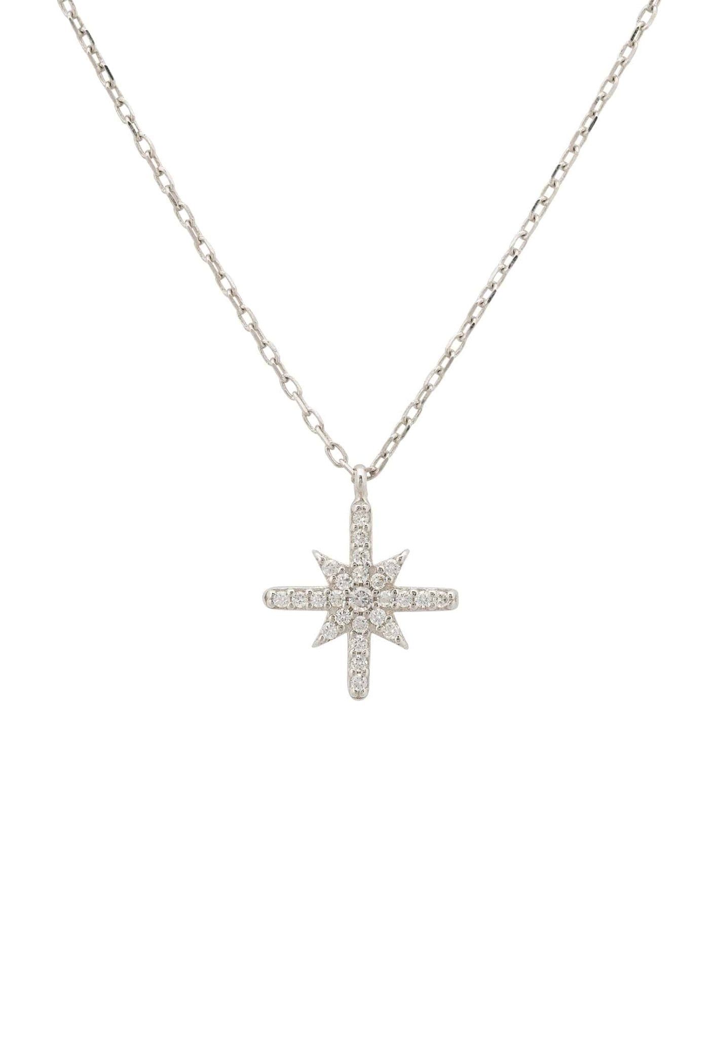 Sirius Star Necklace Silver - LATELITA Necklaces