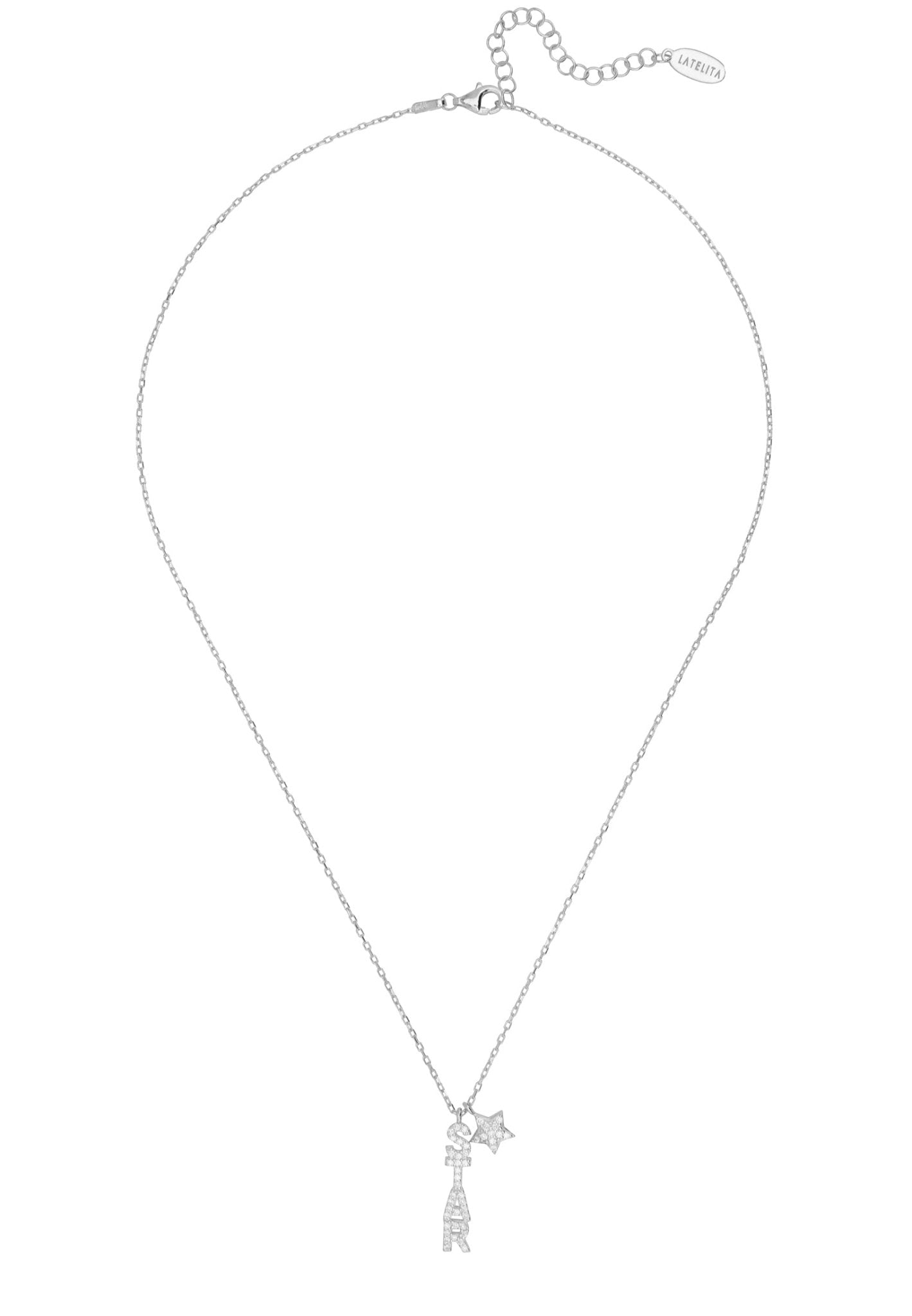 Star Pendant Necklace Silver - LATELITA Necklaces