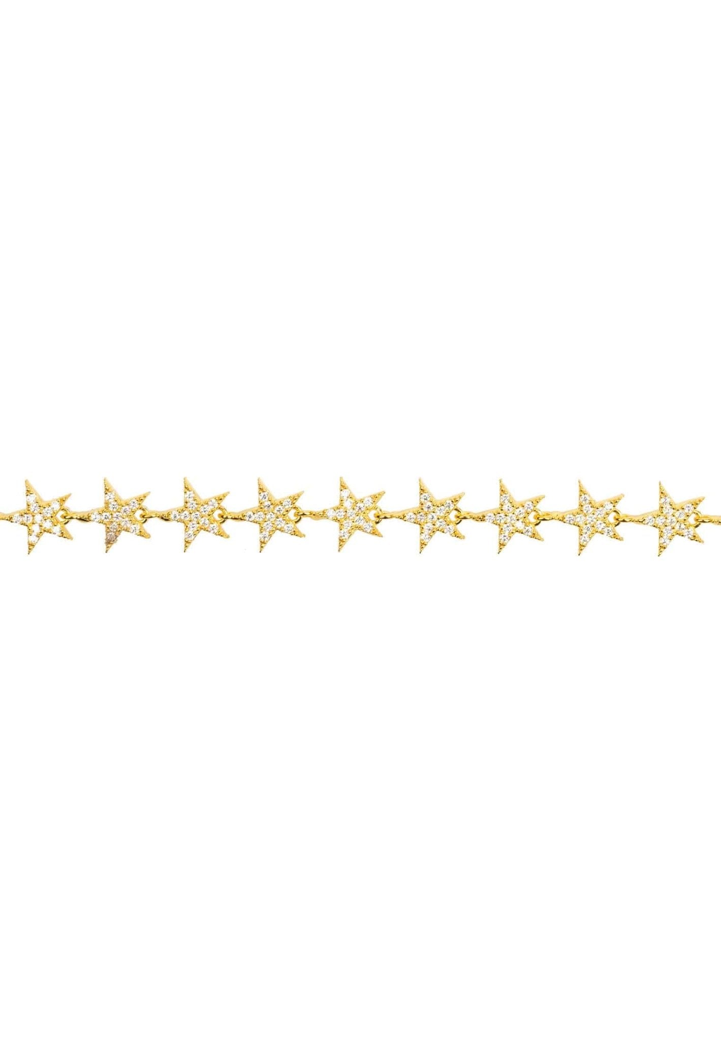 Star Strand Tennis Bracelet Gold - LATELITA Bracelets