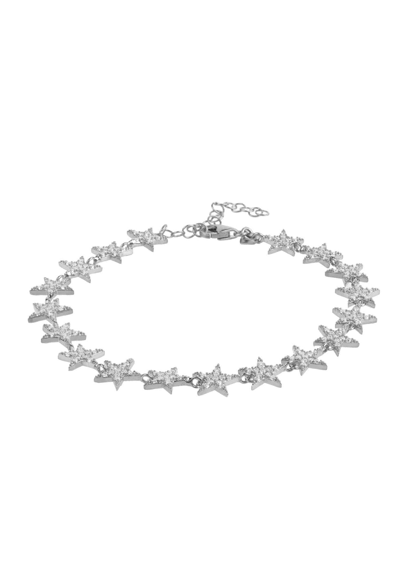 Star Strand Tennis Bracelet Silver - LATELITA Bracelets