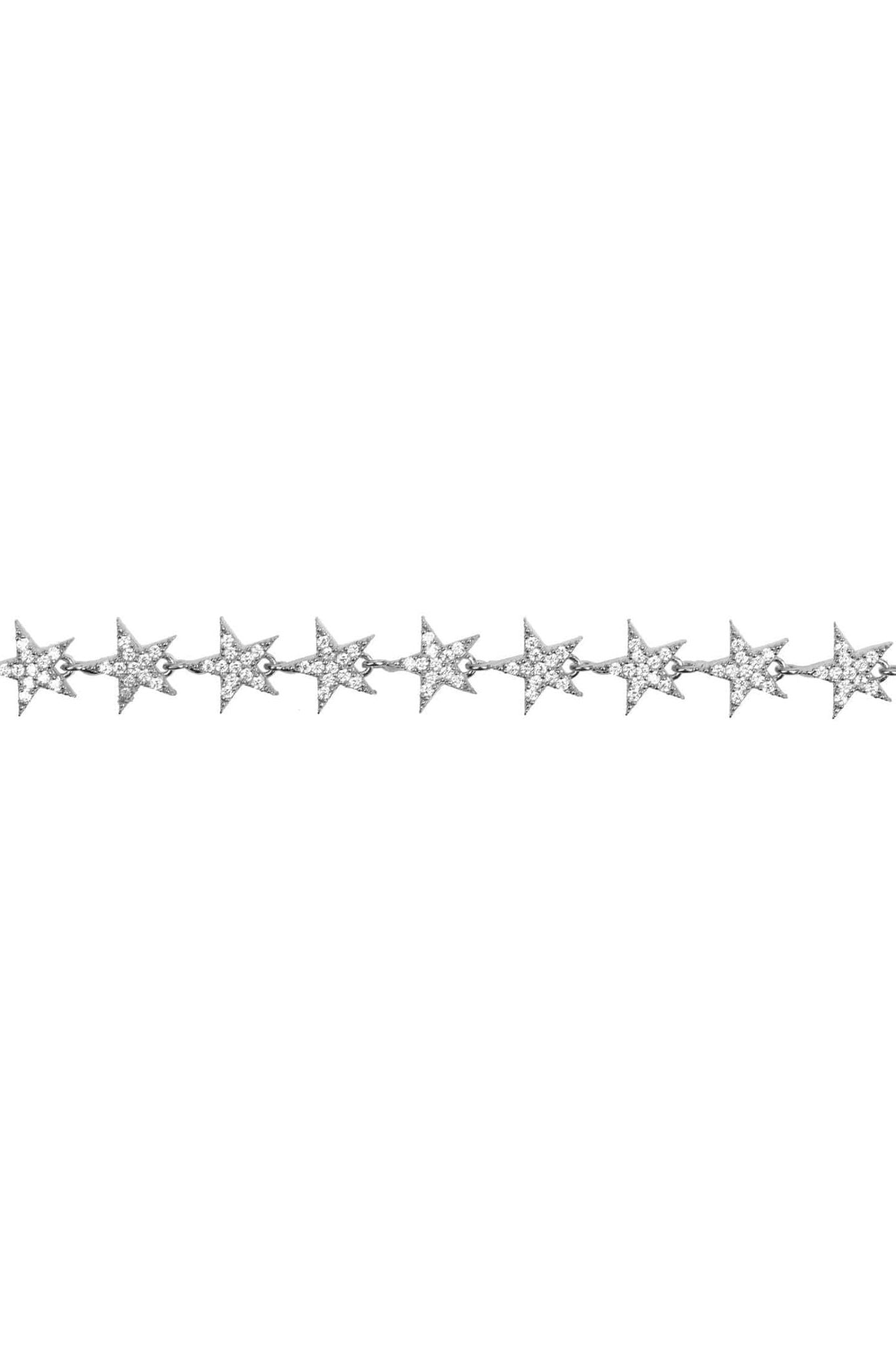 Star Strand Tennis Bracelet Silver - LATELITA Bracelets