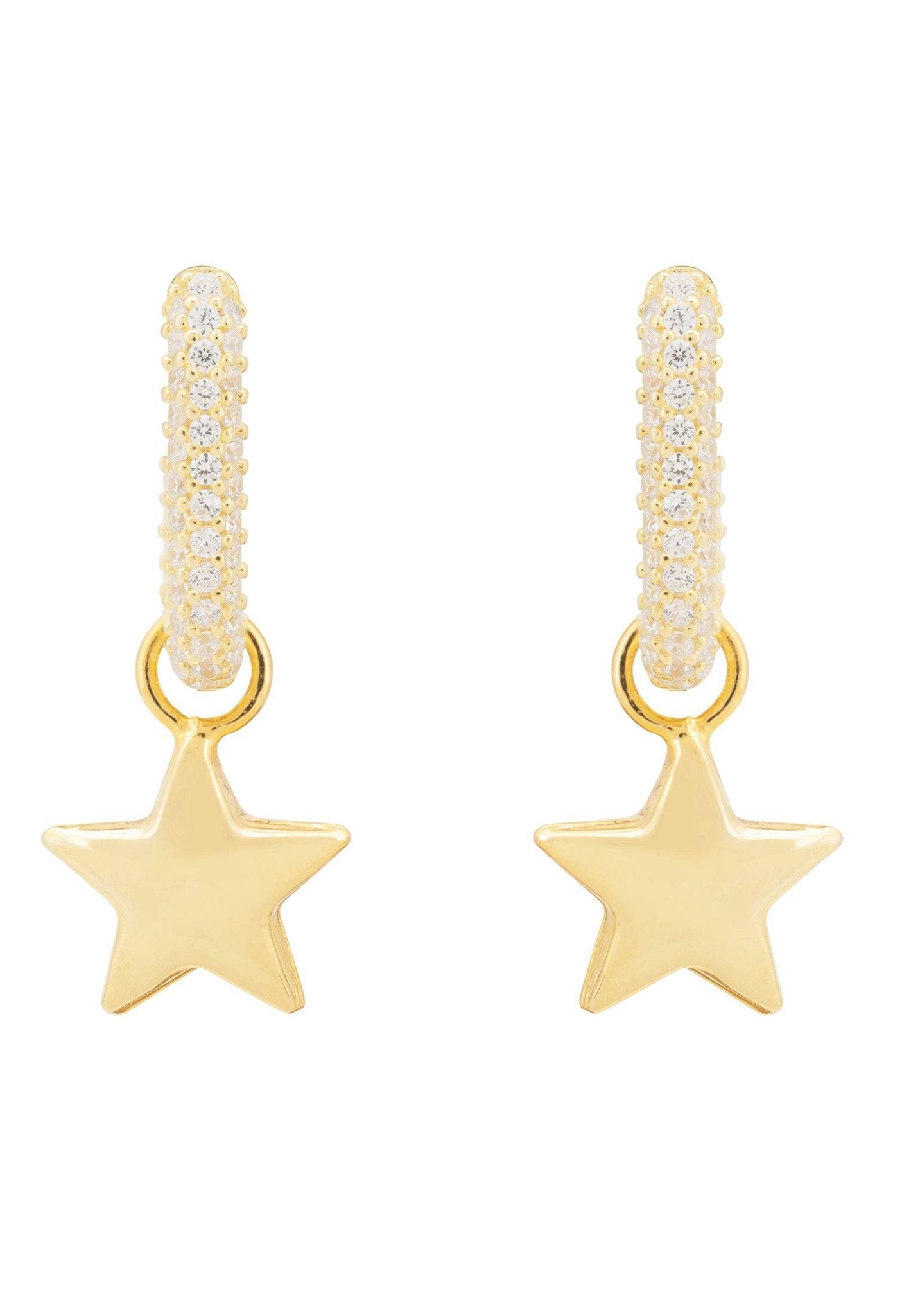 Stella Star Earrings Gold - LATELITA Earrings
