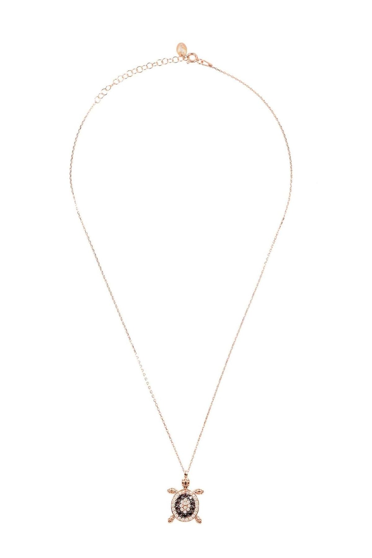 Turtle Chocolate Pendant Necklace Pink Rosegold - LATELITA Necklaces