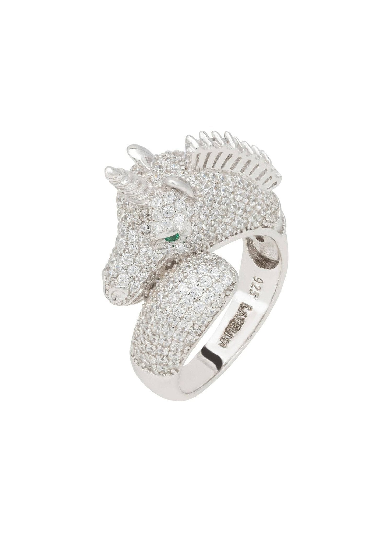 Unicorn Sparkling Ring Silver - LATELITA Rings