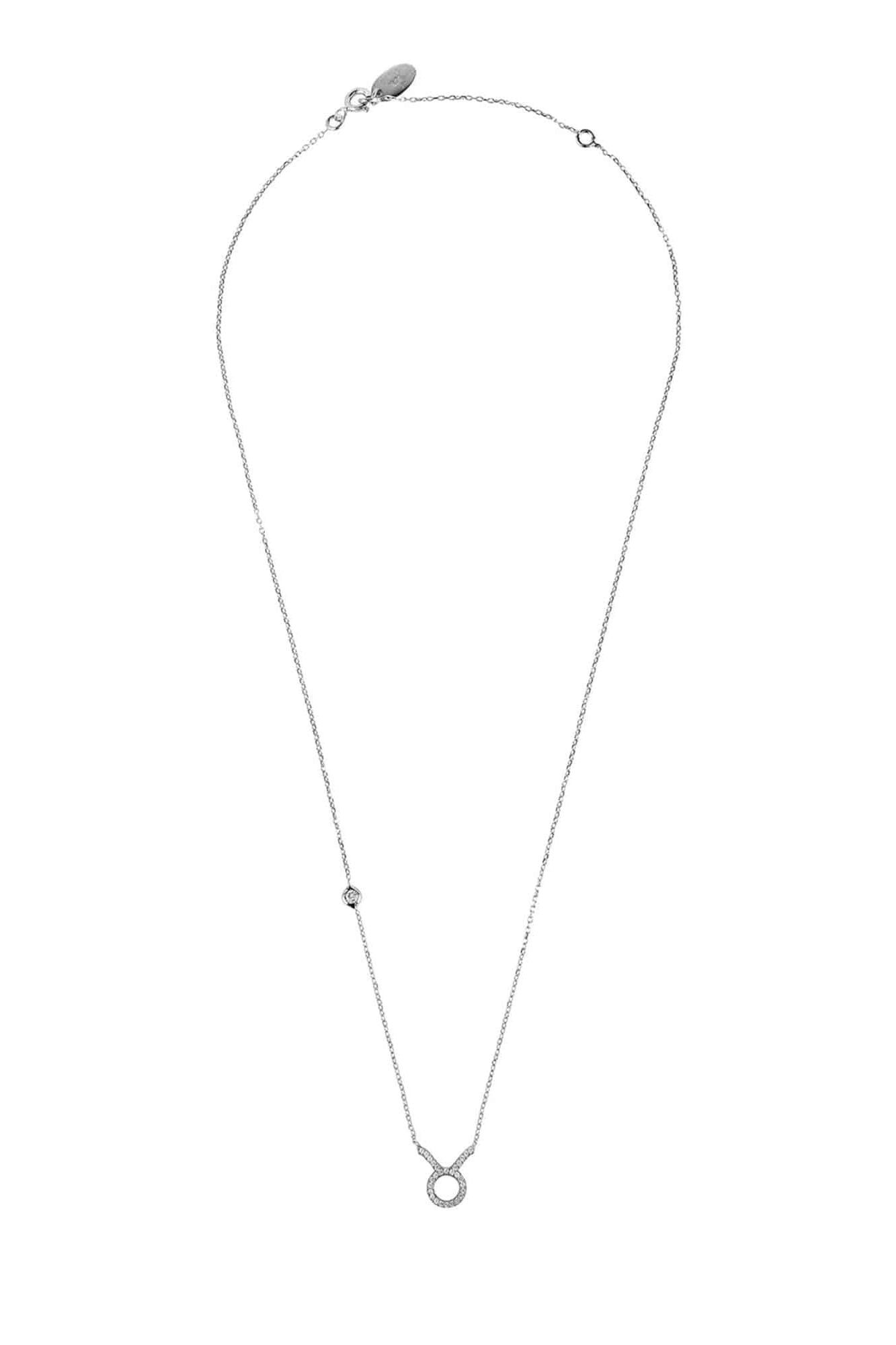 Zodiac Star Sign Pendant Necklace Silver Taurus - LATELITA Necklaces